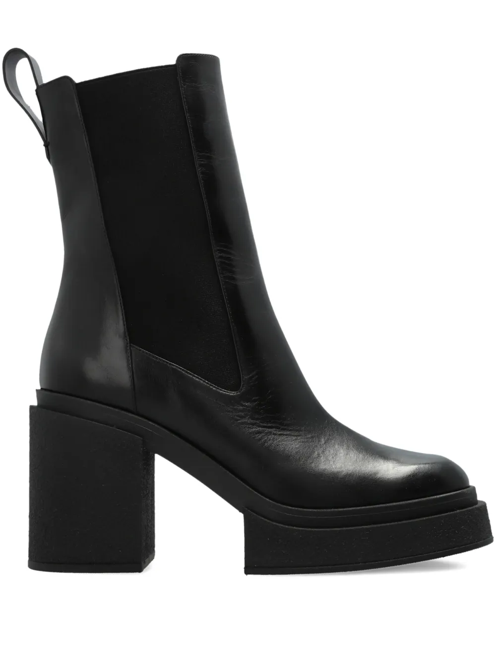 Nodaleto 100mm Platform Leather Boots In Multi