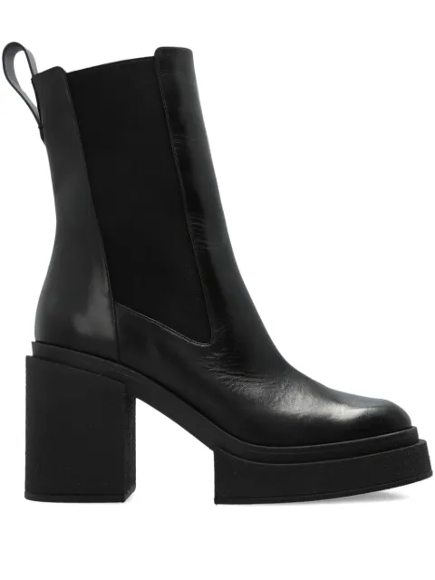 Nodaleto 100mm platform leather boots