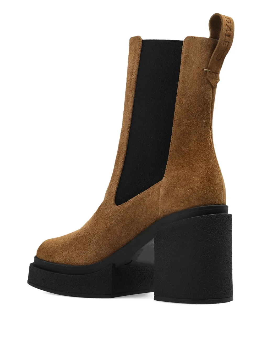 Nodaleto Platform Heel Boot In Brown