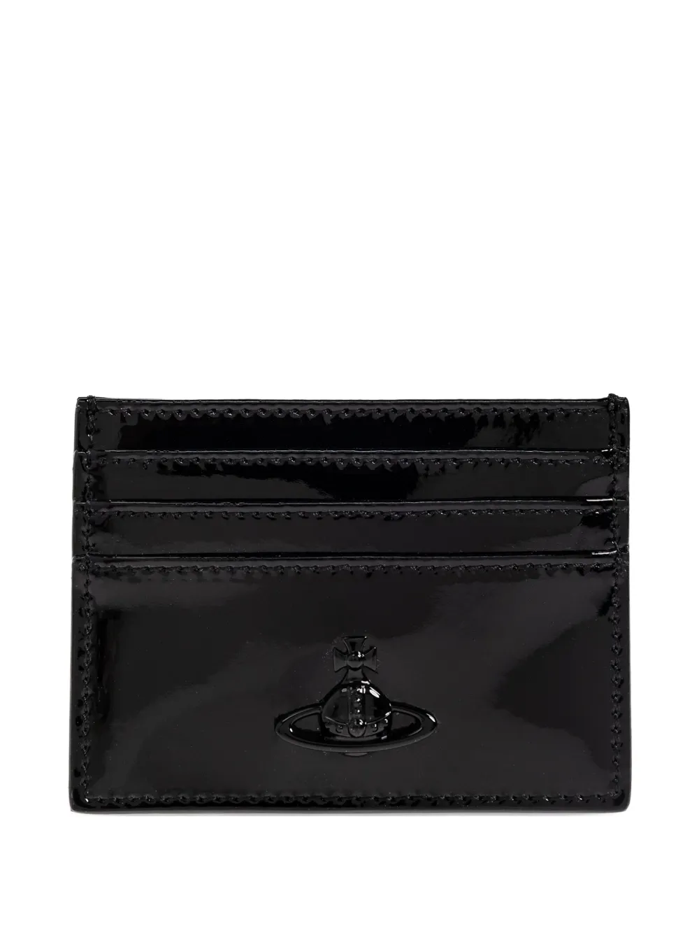 Vivienne Westwood orb-detail card holder - Nero