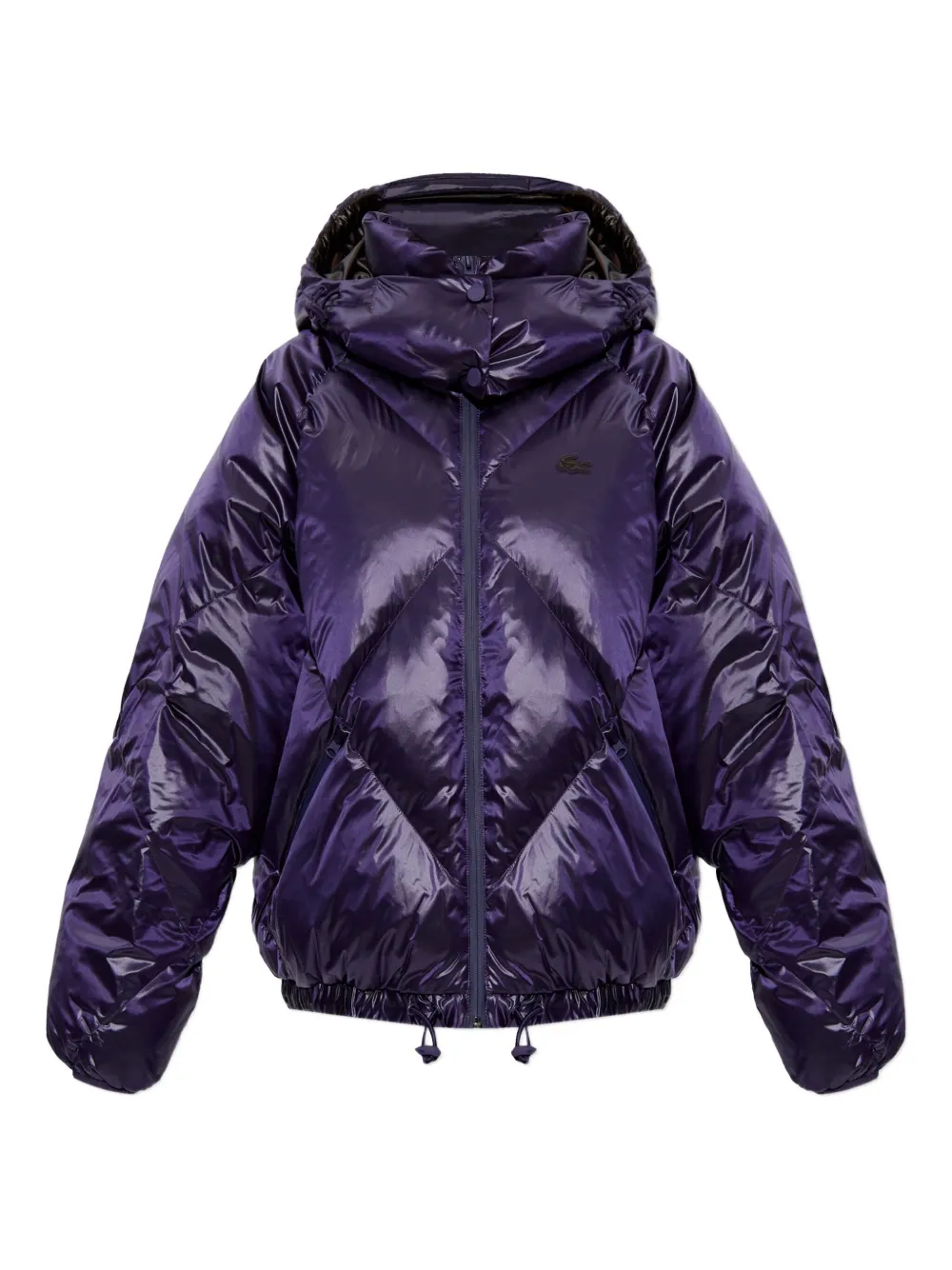 Lacoste hooded puffer jacket - Viola