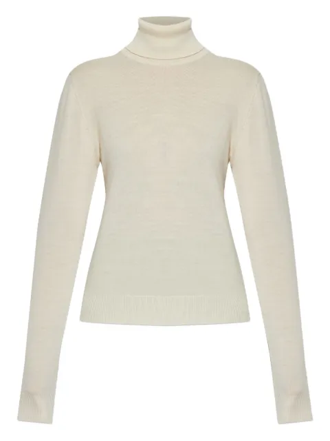 Add turtleneck long-sleeve sweater