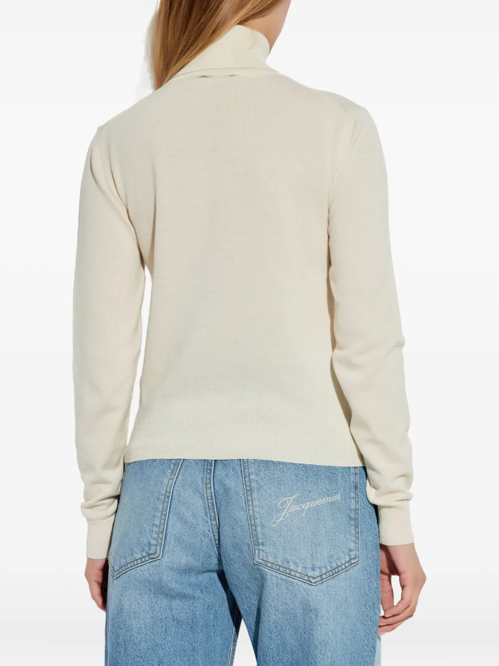 Add Turtleneck Long-sleeve Sweater In Neutral