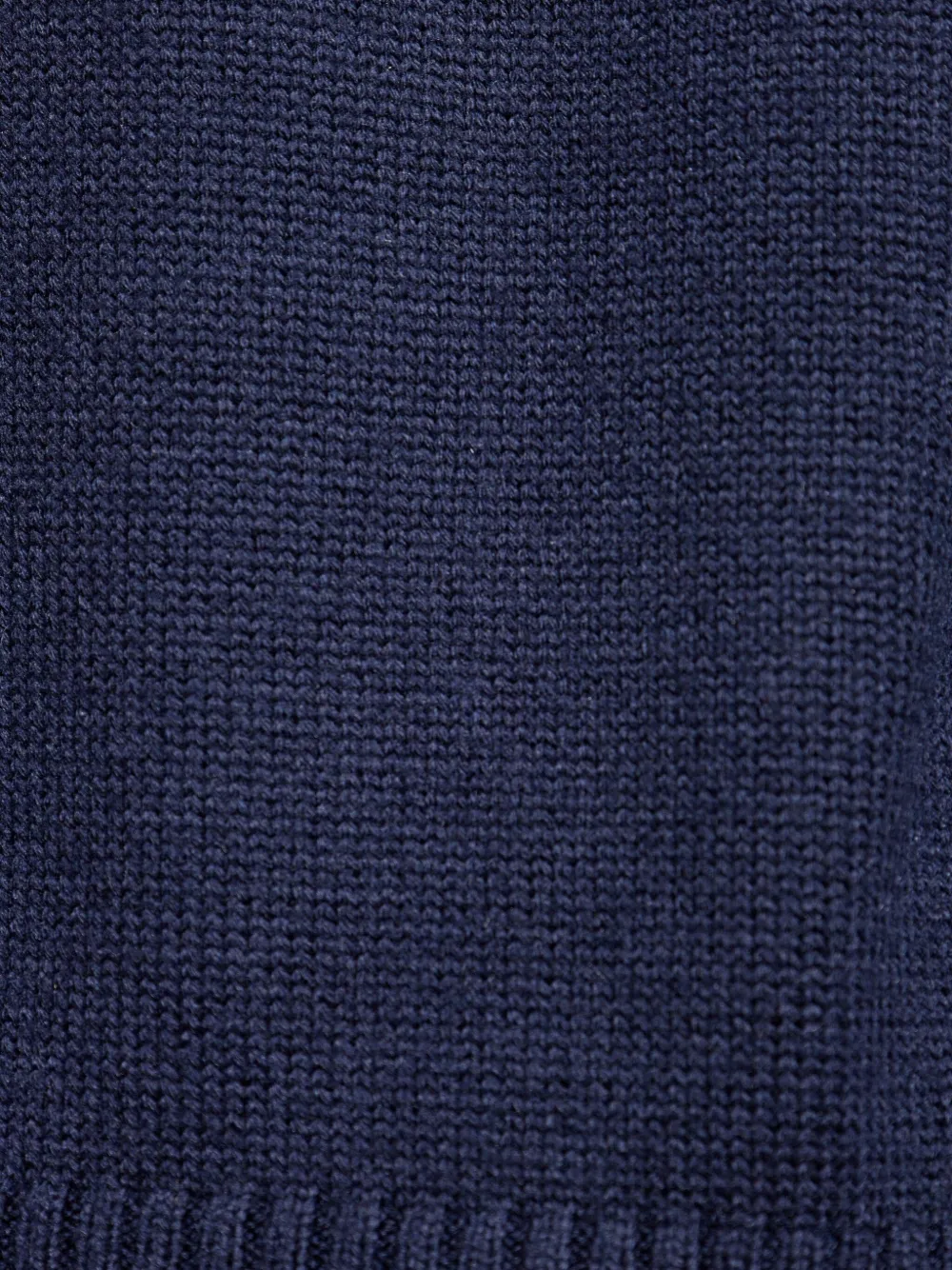 Add Roll-neck Knit Sweater In Blue