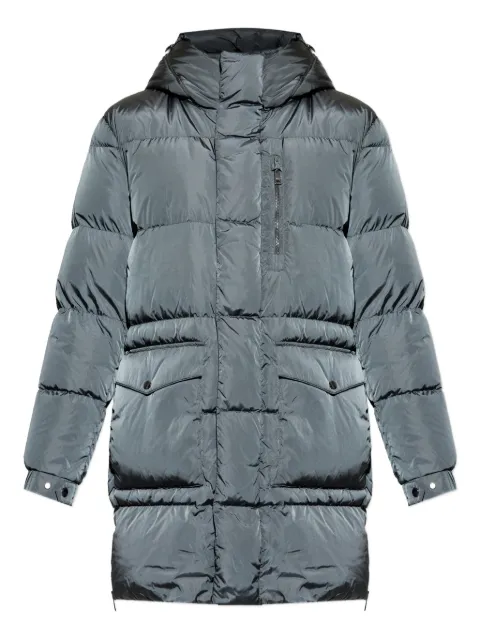 Add hooded padded coat