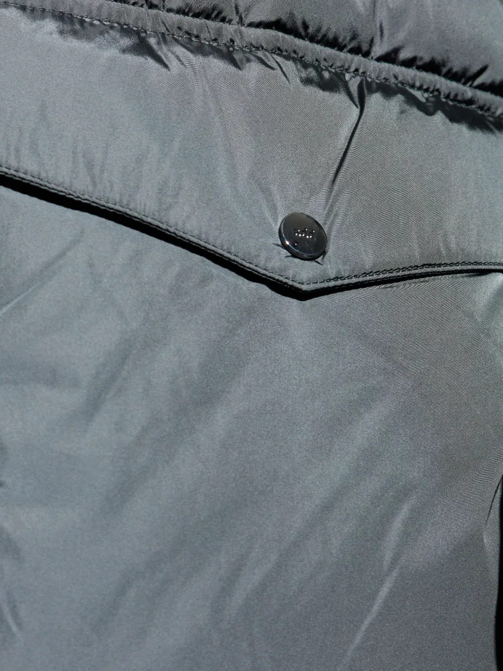 Add Gewatteerde jas met capuchon Blauw