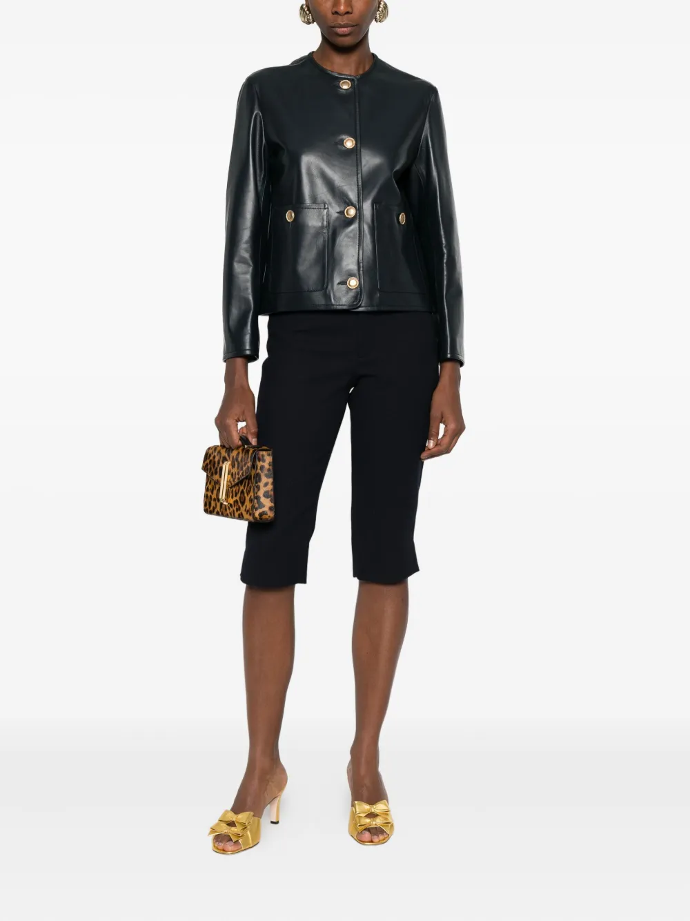 Arma button patch-pocket jacket | Leather Jackets | Image 2