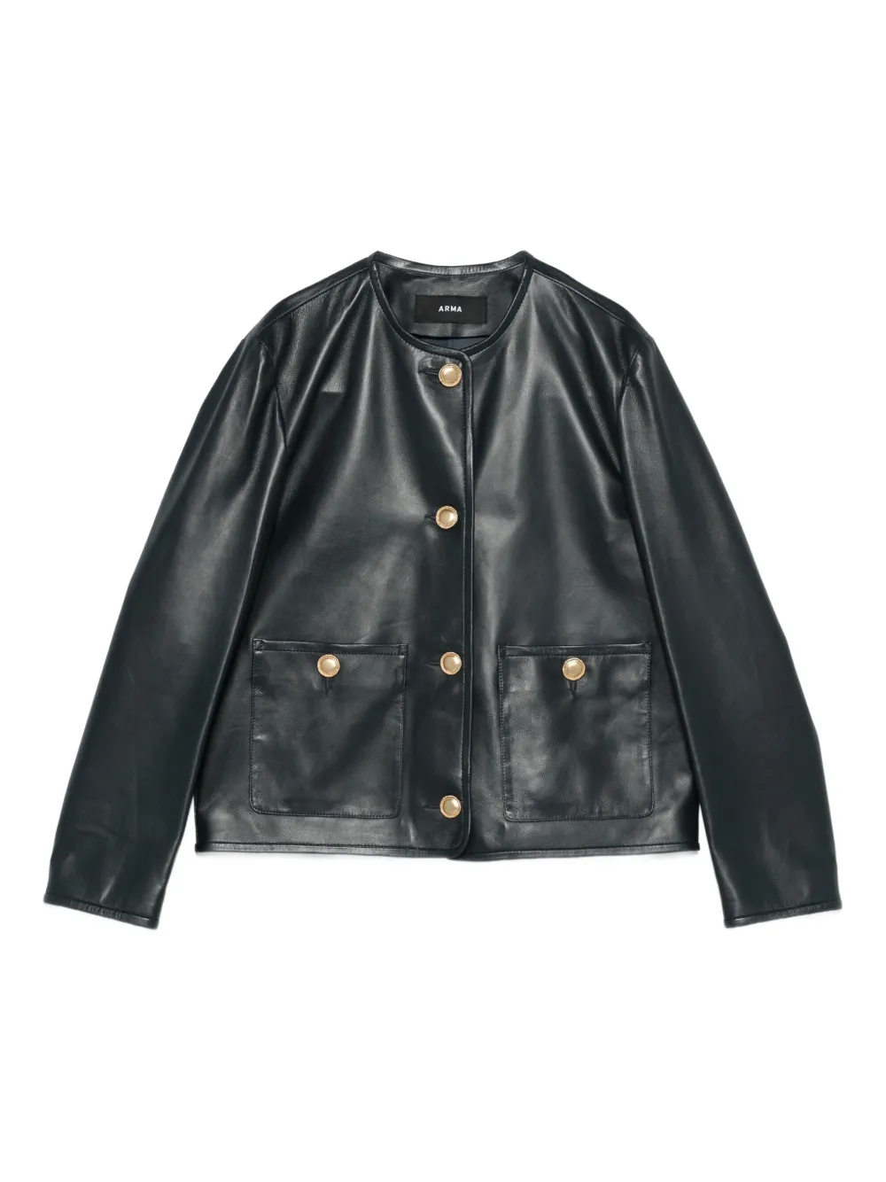 Arma button patch-pocket jacket | Black | Image 1