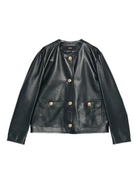 Arma button patch-pocket jacket