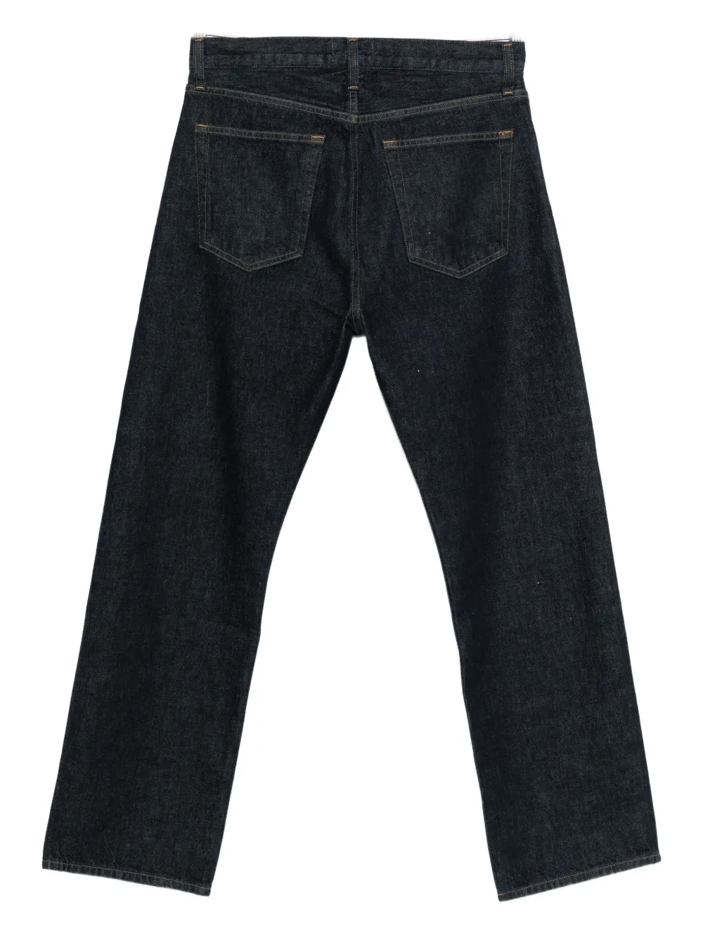 AGOLDE pocketed denim straight-leg jeans - Blauw