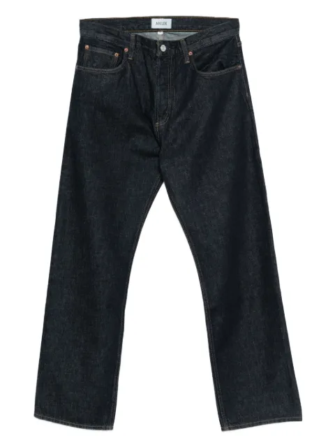 AGOLDE pocketed denim straight-leg jeans