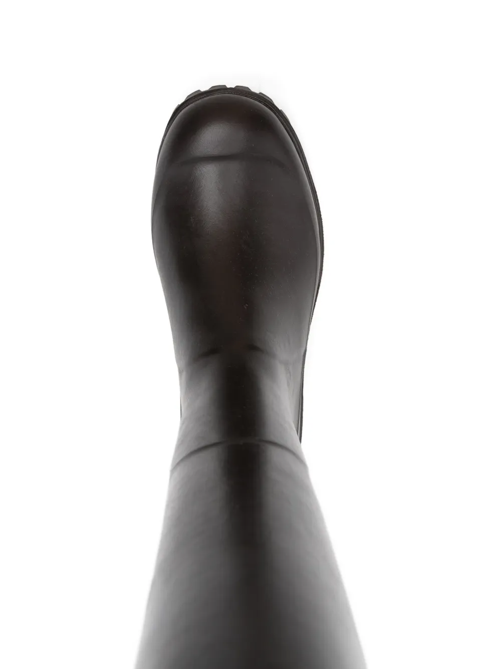 Superga Rubber Rain Boots In Brown