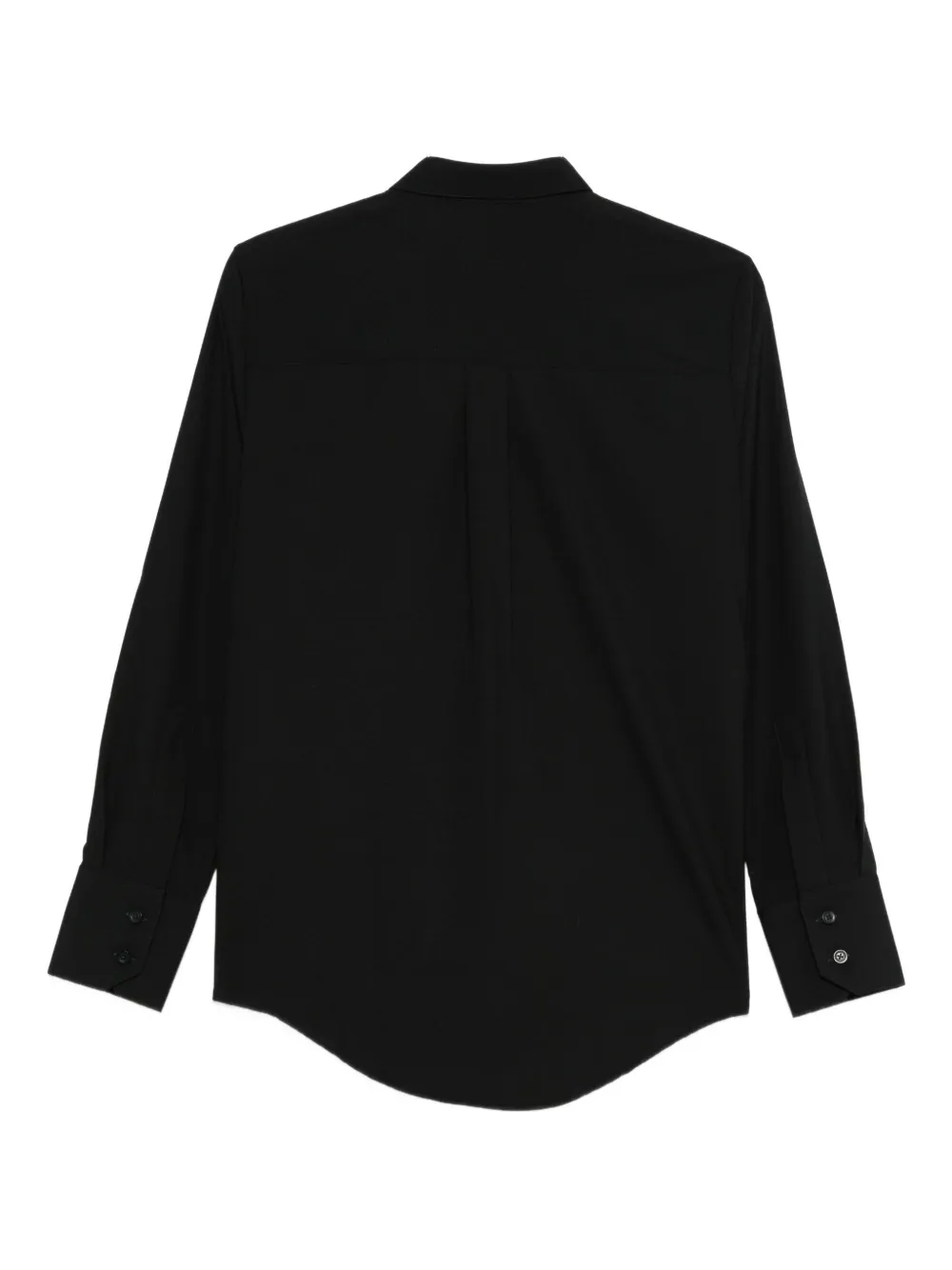 Ernest W. Baker pinstripe patch-pocket shirt - Zwart