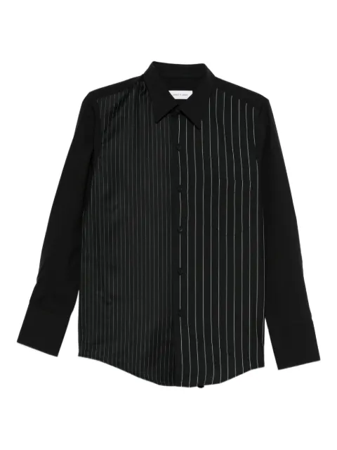 Ernest W. Baker pinstripe patch-pocket shirt