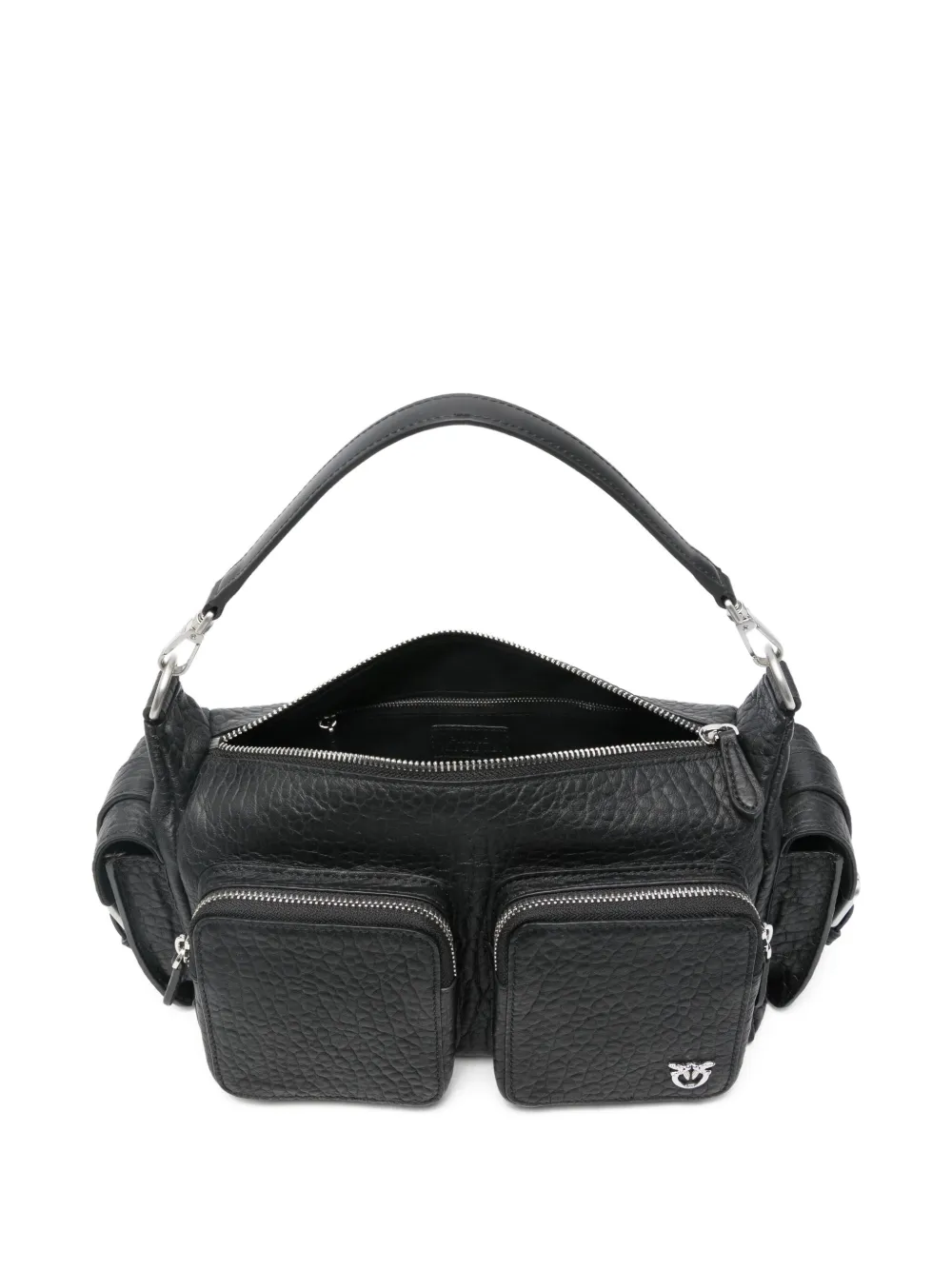 PINKO Love Birds shopper met applicatie Zwart