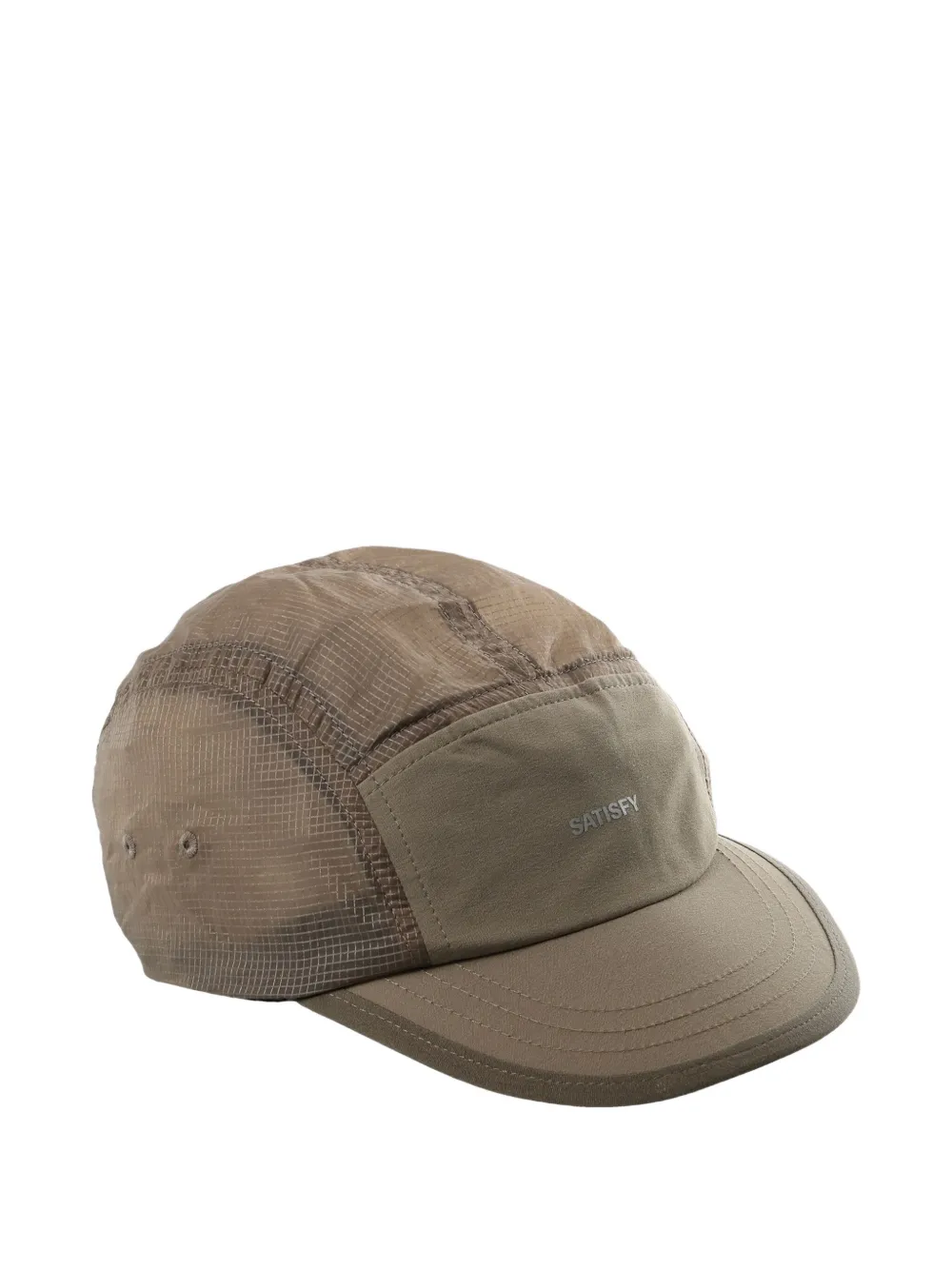 Satisfy Logo-patch Cap In Neutral