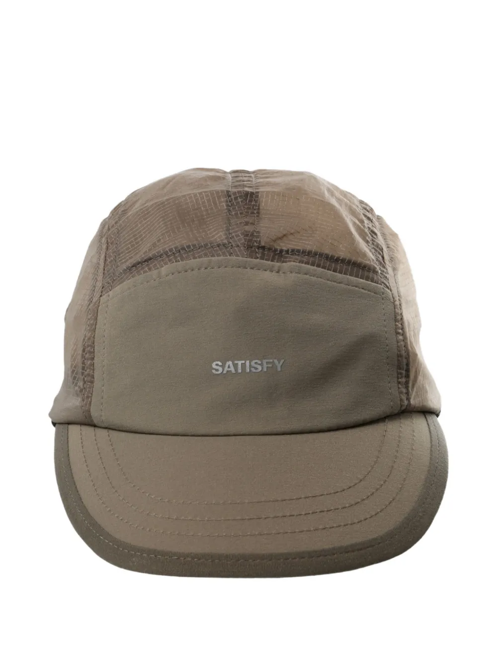 Satisfy Logo-patch Cap In Neutral