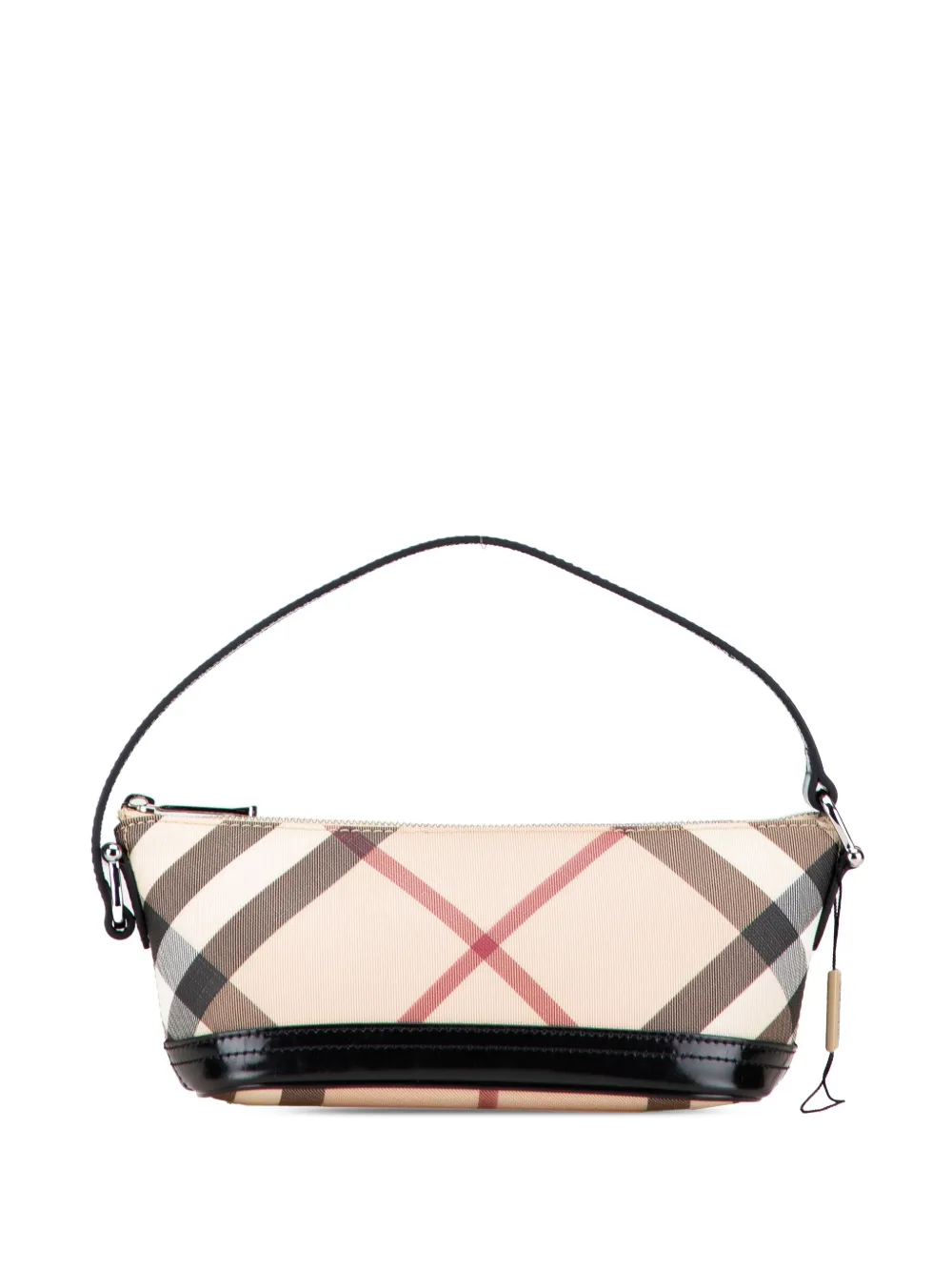 Burberry Pre-Owned 2000-2017 Supernova Check Coated Canvas shoulder bag | Brown | Image 1