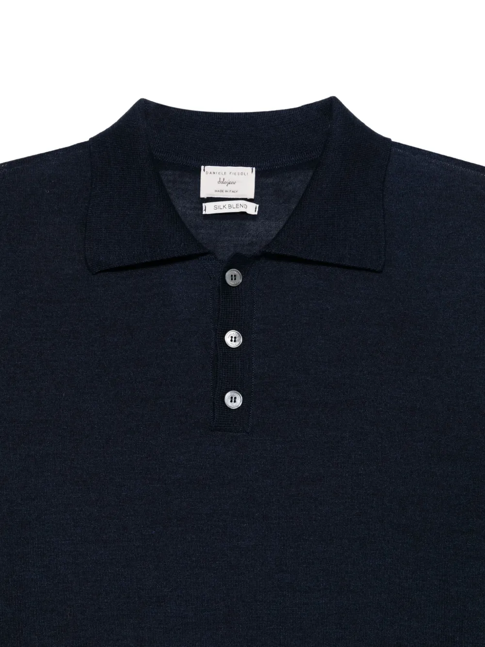 Daniele Fiesoli Poloshirt met lange mouwen Zwart