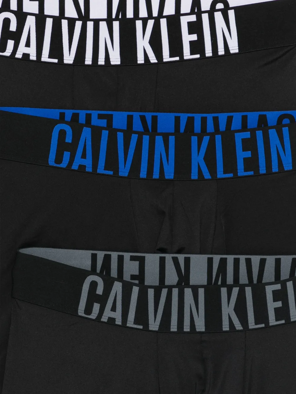 Calvin Klein Logo Boxers (set Of Three) In Black
