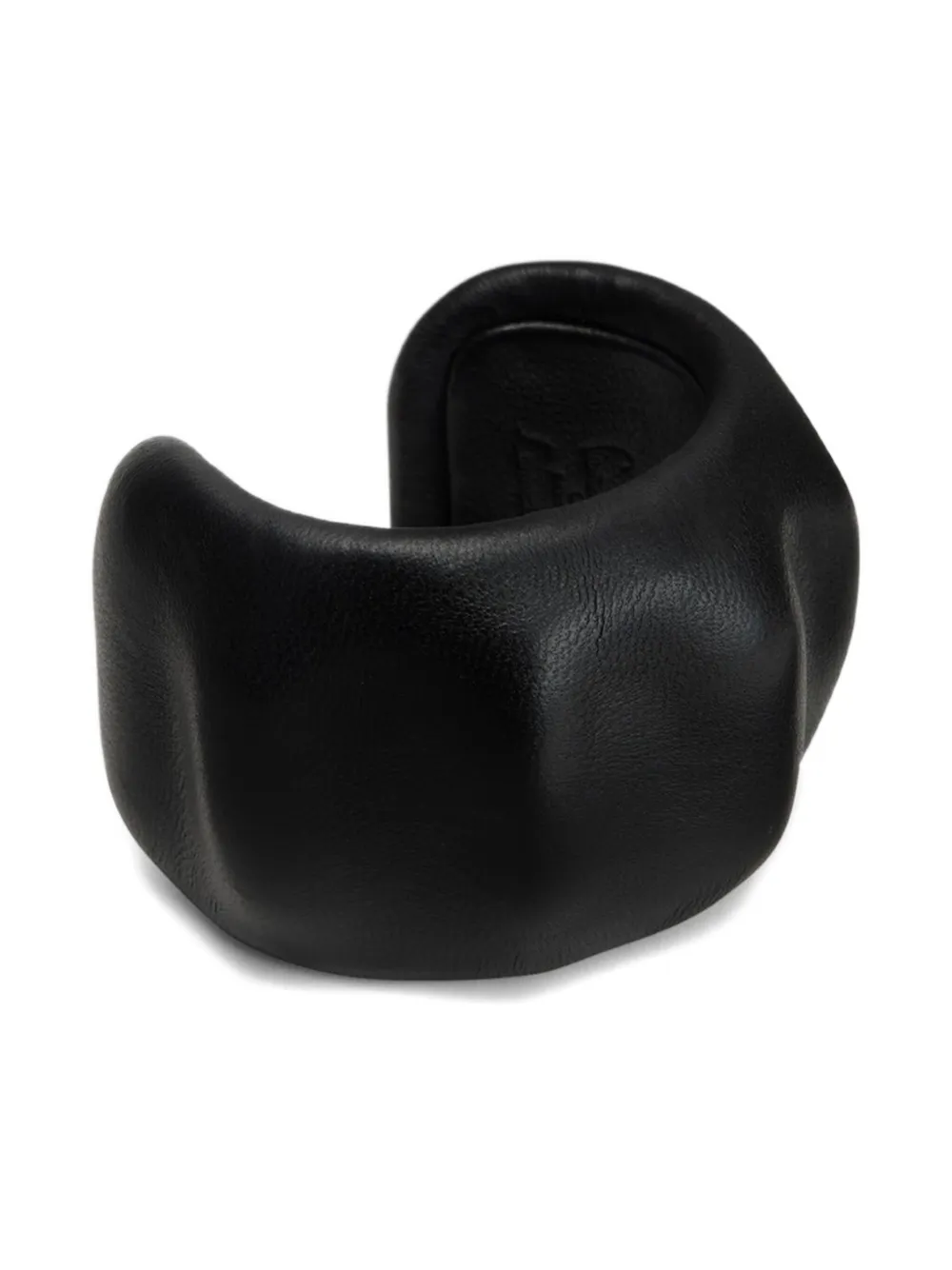LEMAIRE x Carlos Peñafiel leren armband - Zwart
