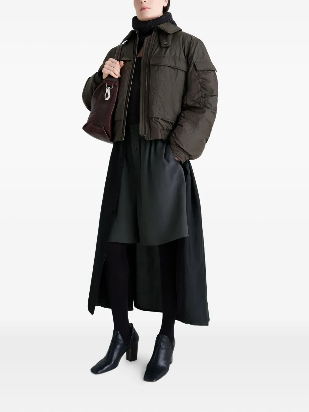 LEMAIRE detachable-collar puffer jacket | Down Jackets | Image 2