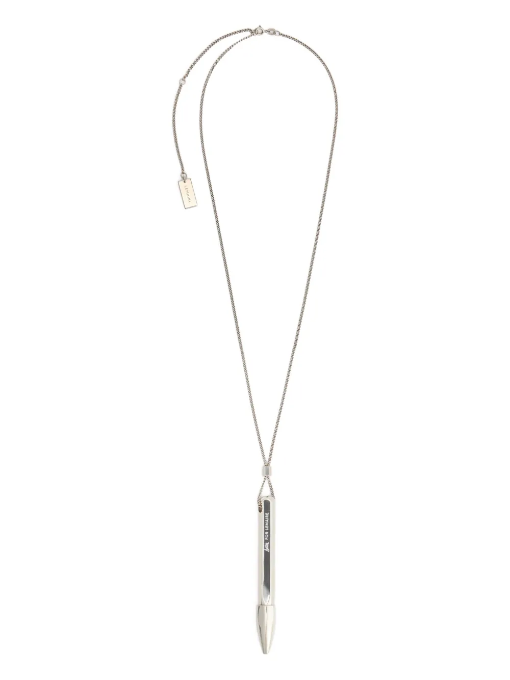 LEMAIRE collar Aubock con colgante de pluma | plateado | Image 1