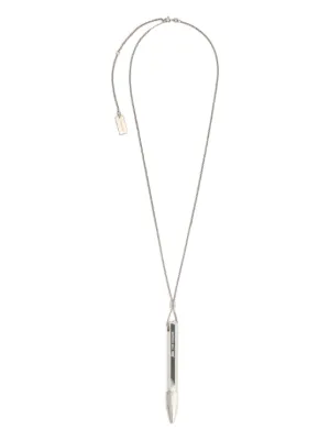LEMAIRE Personal Brush ネックレス | シルバートーン | FARFETCH JP