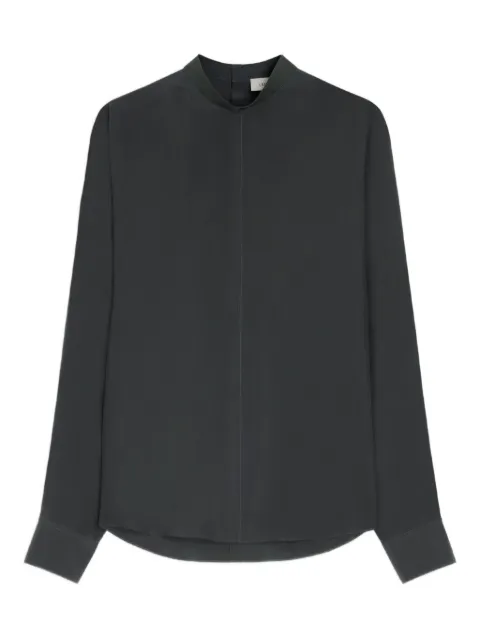 LEMAIRE long-sleeve plastron blouse