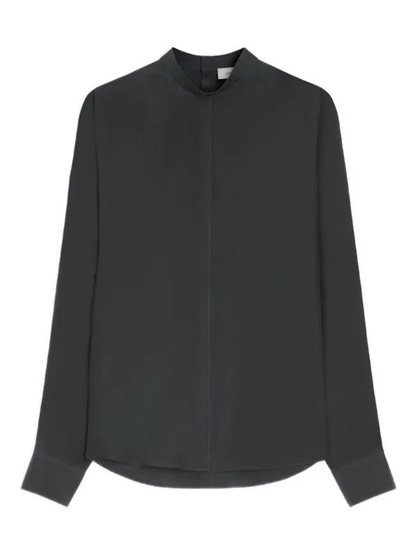 LEMAIRE Plastron ロングスリーブ ブラウス | グレー | FARFETCH JP