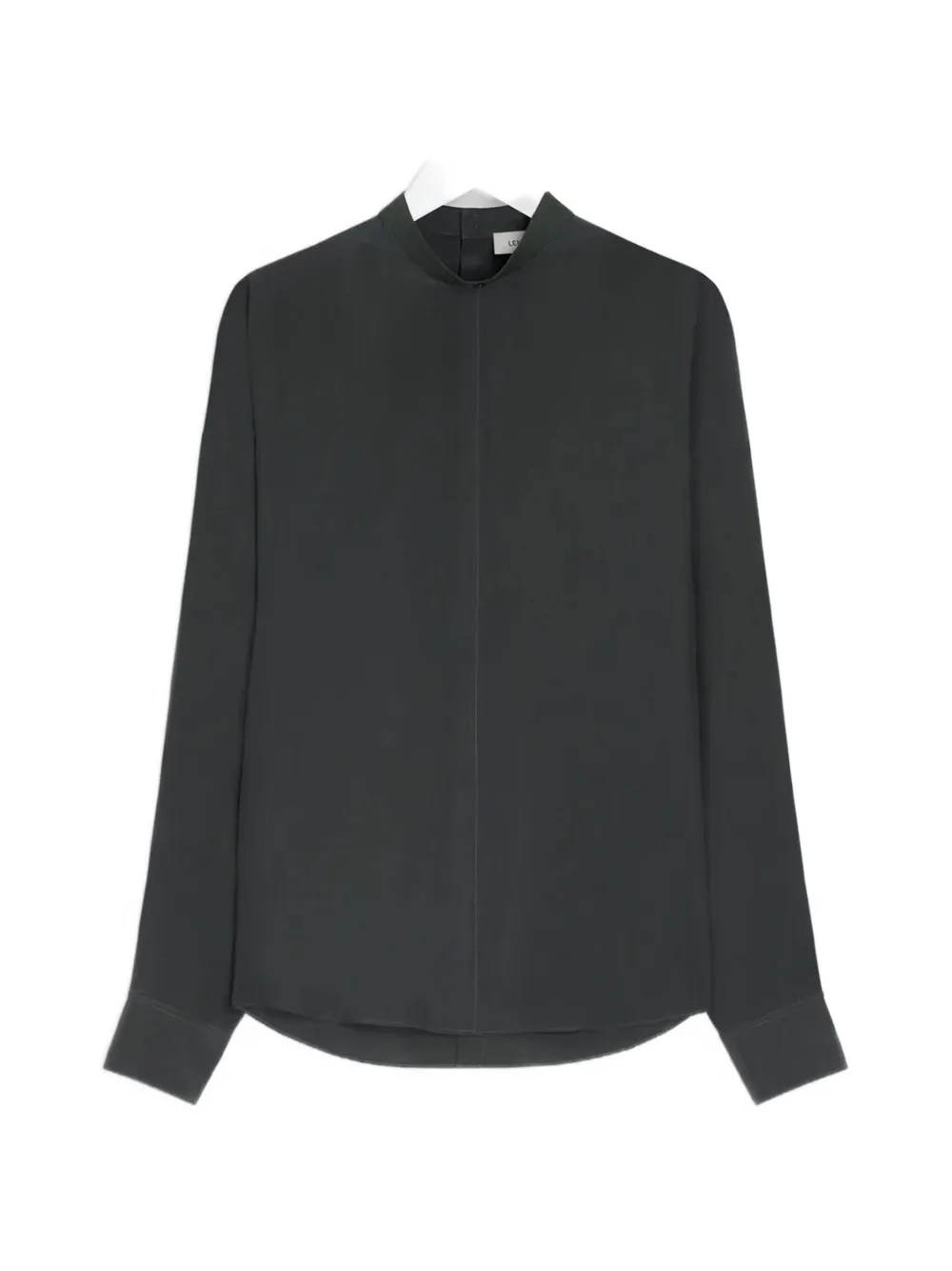 LEMAIRE Plastron blouse met lange mouwen Grijs