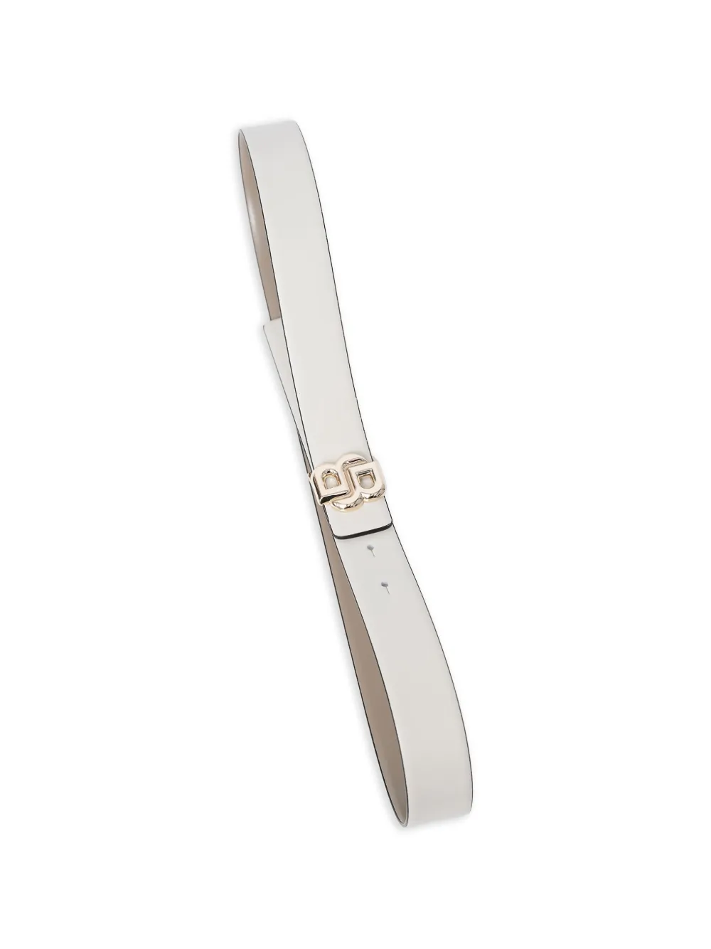  Boss Logo-buckle Belt - White 