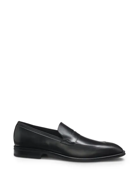 BOSS leather loafers