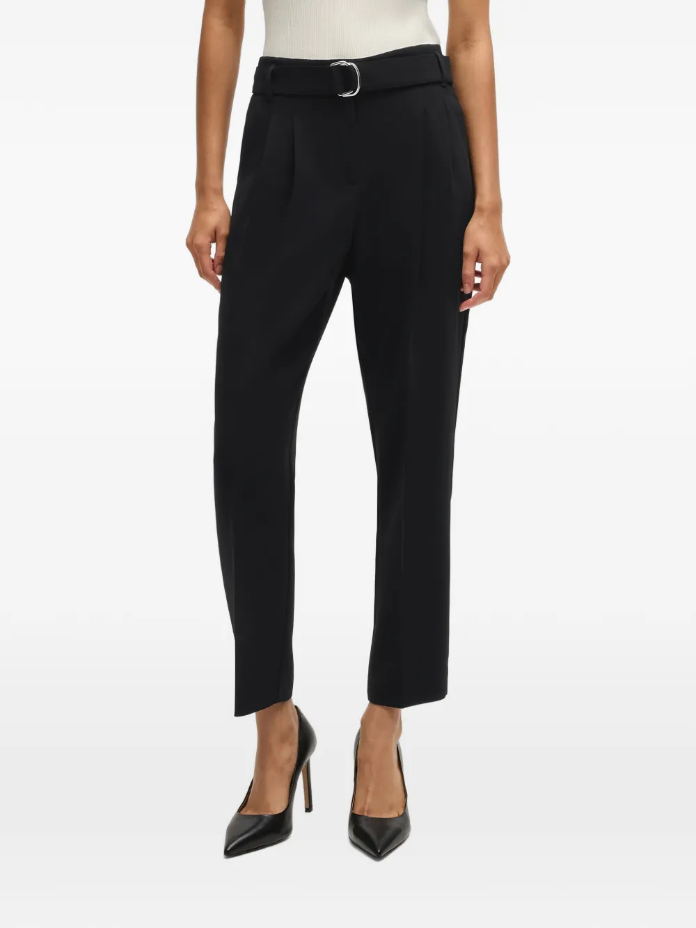  Boss Pleated-detail Trousers - Black 