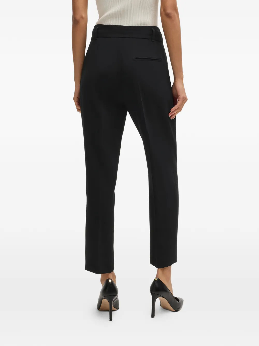  Boss Pleated-detail Trousers - Black 