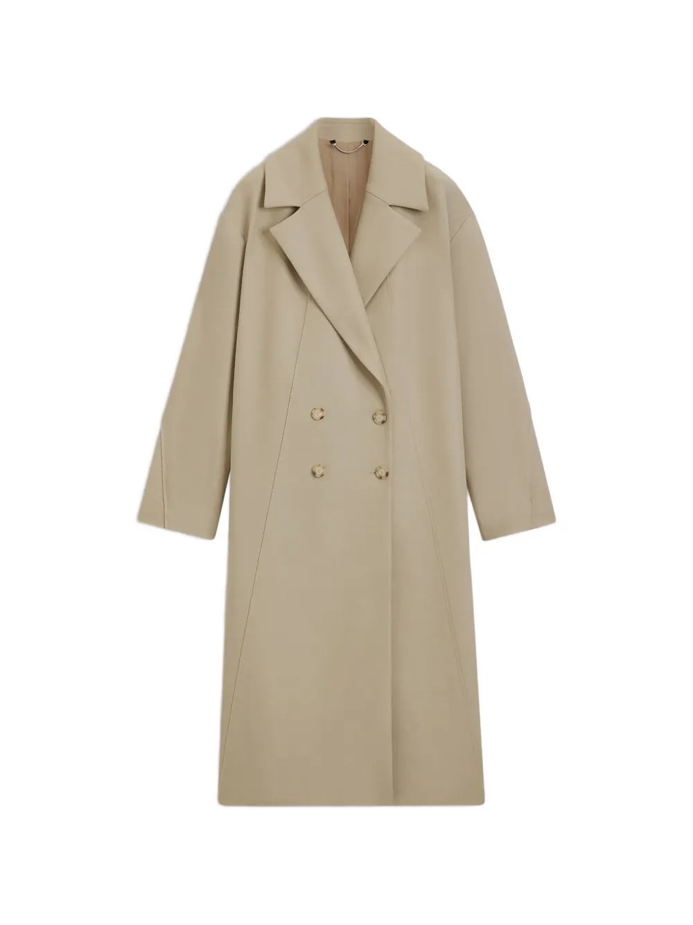 BOSS double-breasted coat - Toni neutri