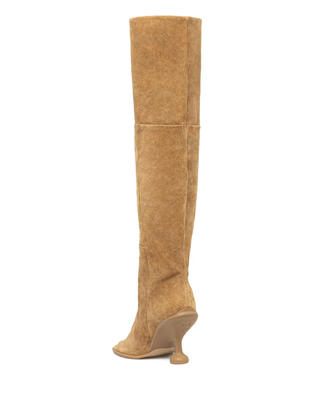 Naked Wolfe 90mm Kind Sculpted-heel Boots In Brown