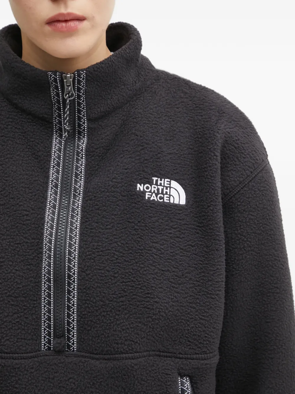 The North Face Sweater met rits Zwart