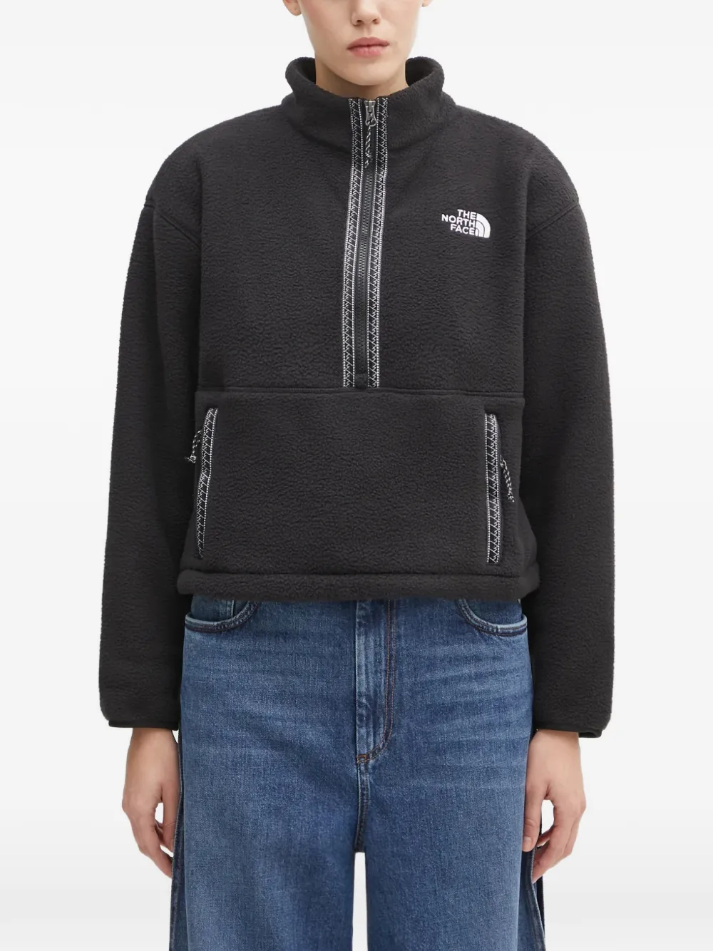 The North Face zip-fastening sweatshirt - Nero
