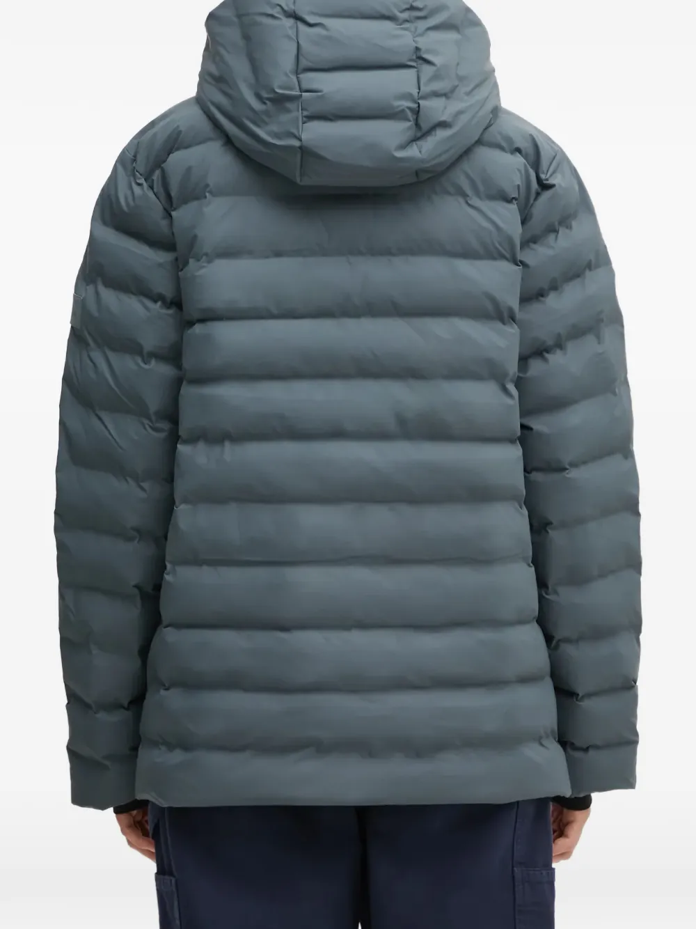  Rains Lohja W3t2 Hooded Puffer Jacket - Grey 