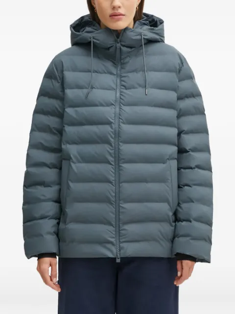 Rains Lohja W3T2 hooded puffer jacket