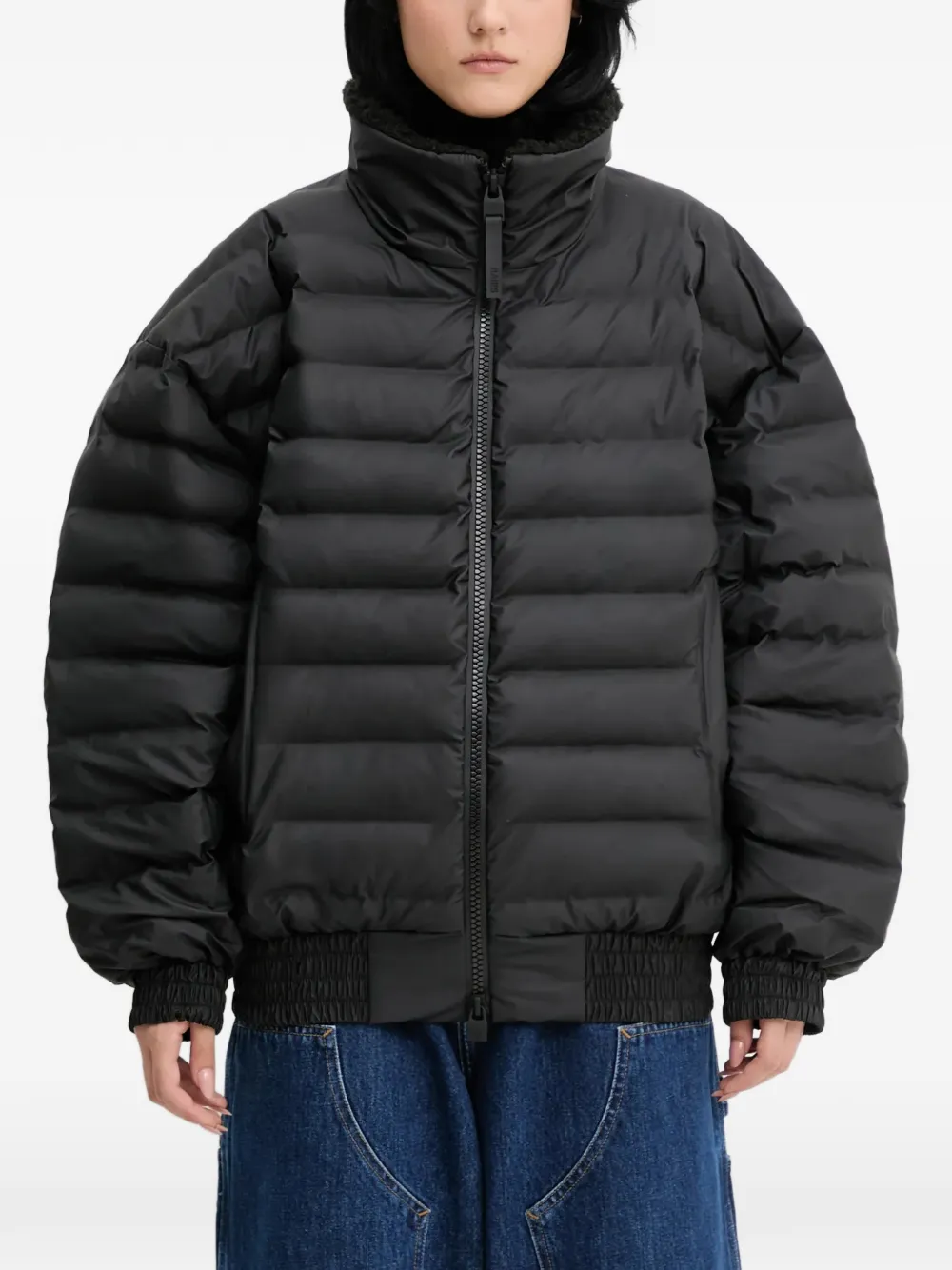 Rains Lohja W3T2 quilted padded jacket - Nero