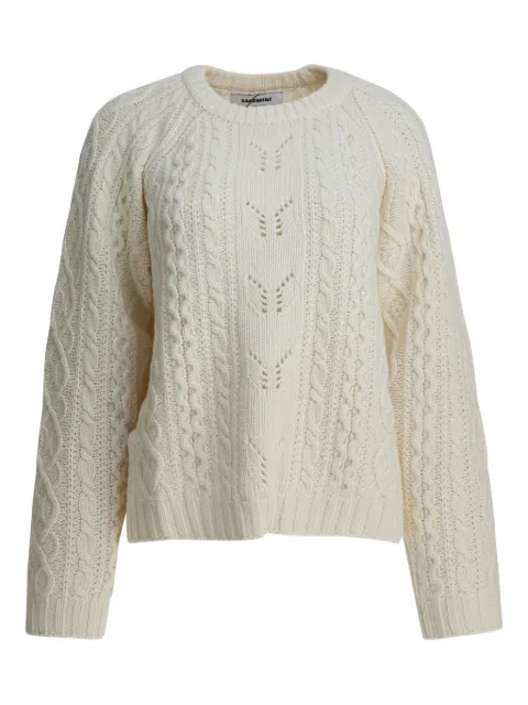 SANDBEIGE tejido de ochos