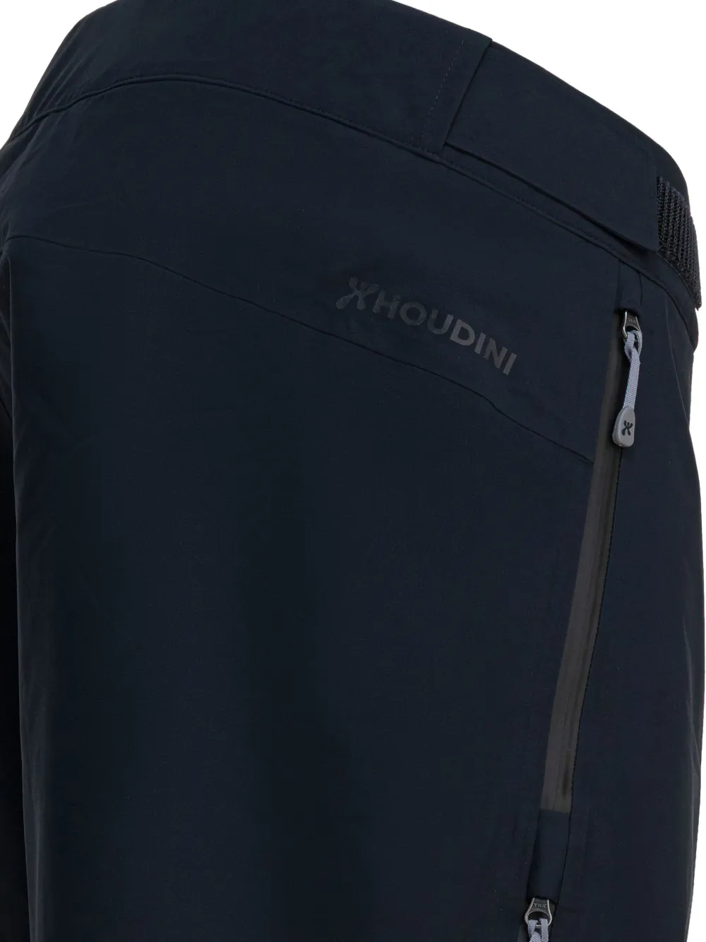 Houdini Sportswear Broek met ritsdetail Zwart
