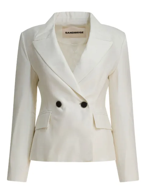 SANDBEIGE double-breasted pocket jacket