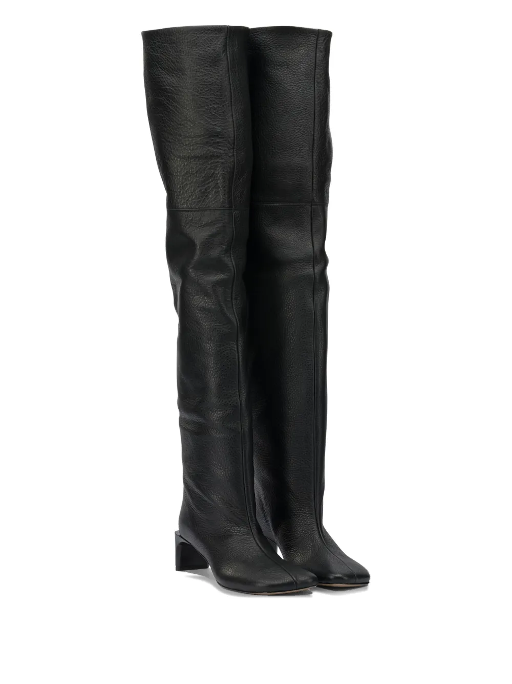 Max Mara botas altas con tacón de 45 mm | Botas por encima de la rodilla | Image 2