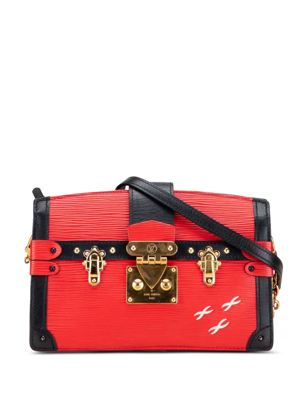 Louis Vuitton Pre-Owned 2021-2025 エピ トランク クラッチ ショルダーバッグ - ブラック Louis Vuitton Pre-Owned 2021-2025 エピ トランク クラッチ ショルダーバッグ - ブラック