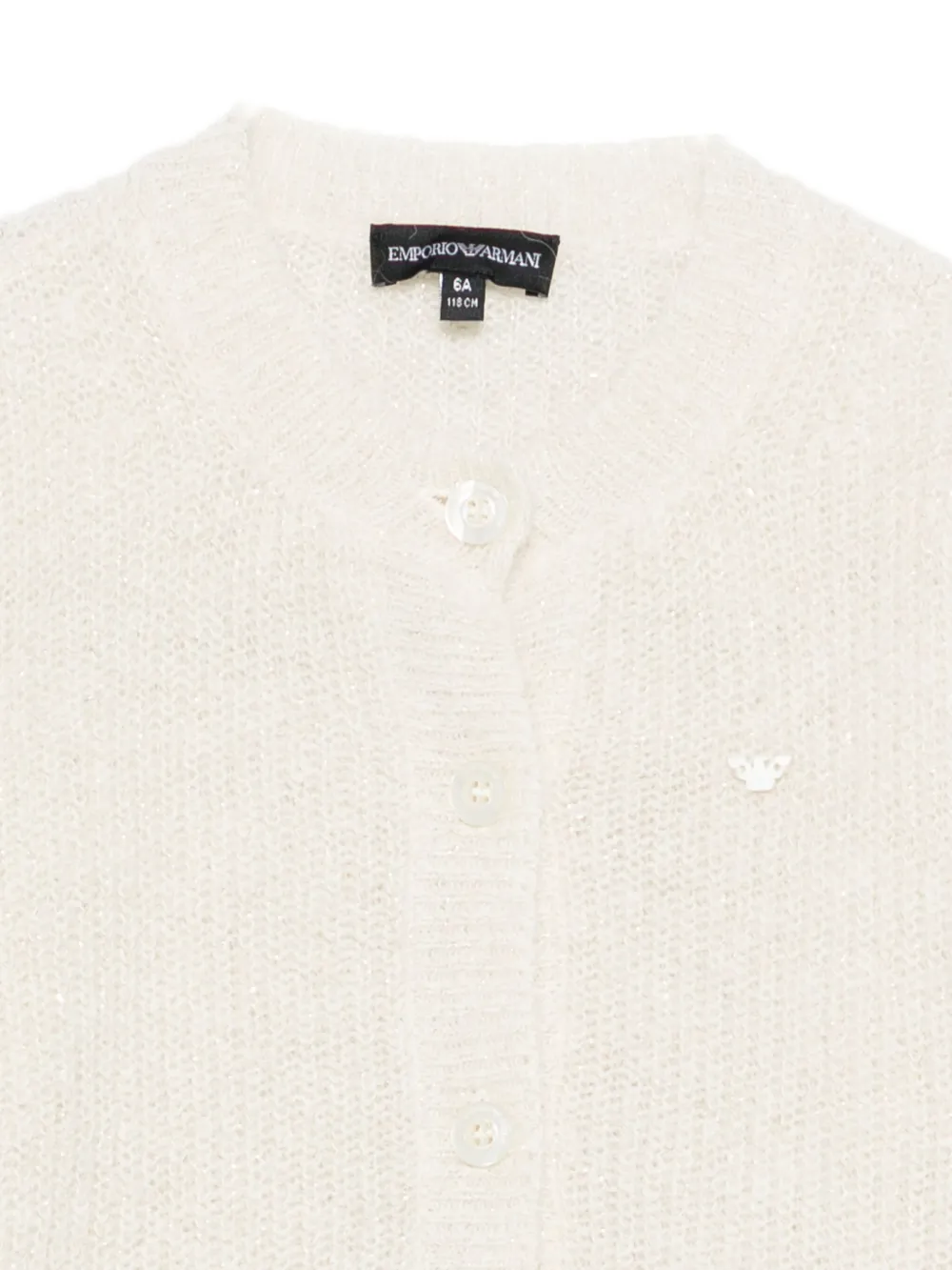 Emporio Armani Kids Cropped vest Beige