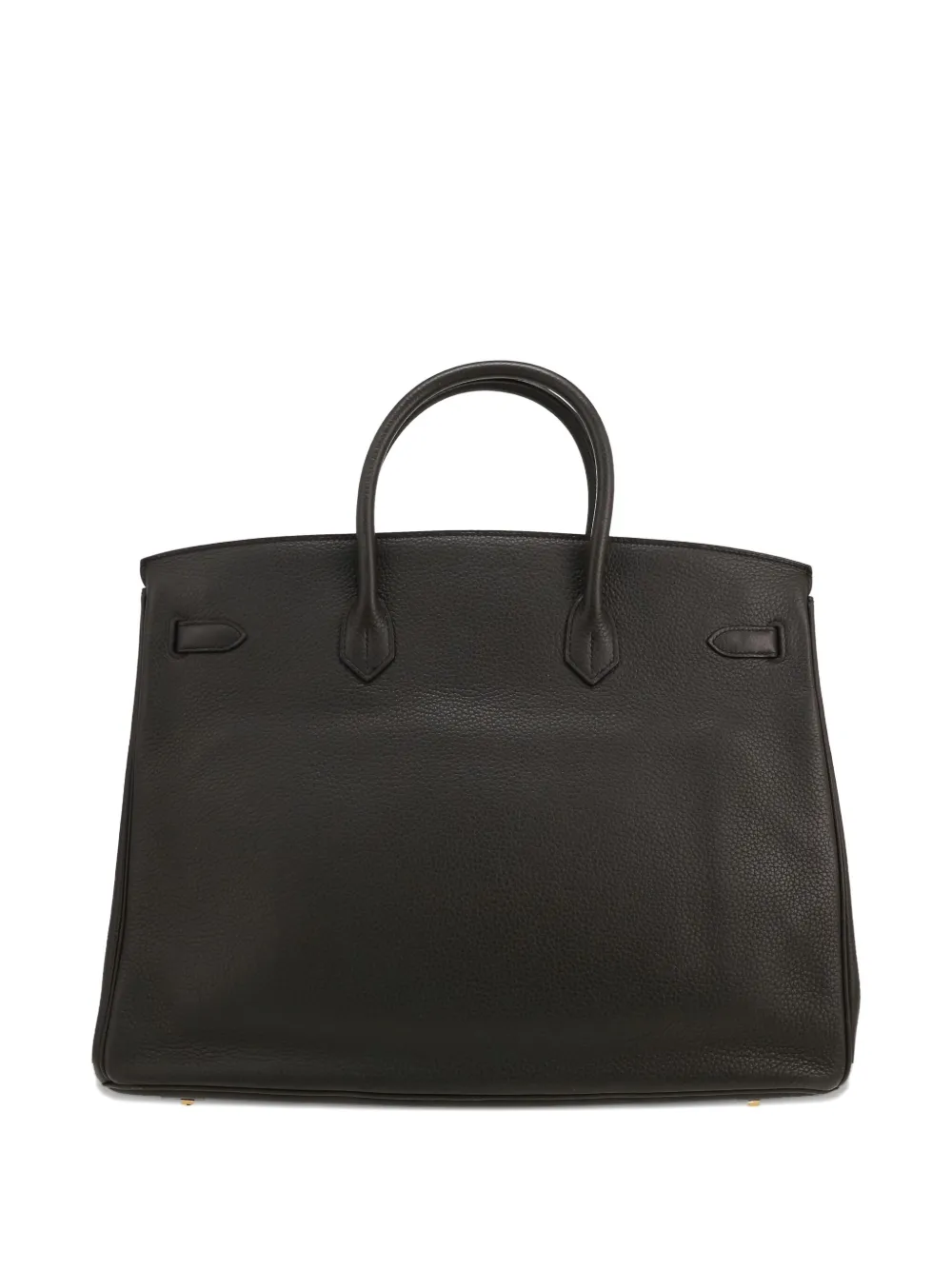 Pre-owned Hermes 2014 Birkin 40 Leather Tote Bag In Black