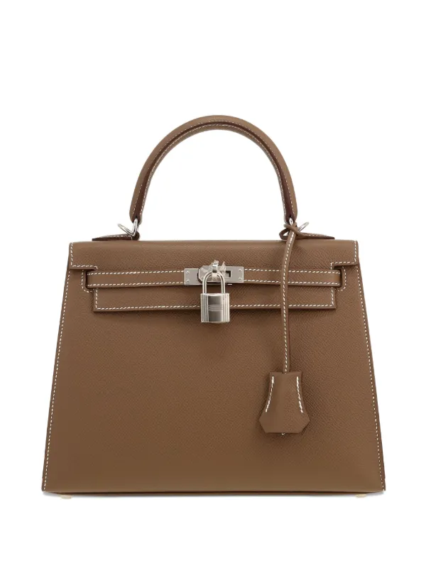 HERMES エルメス ケリー25空箱 Hermès Pre-Owned 2025 ケリー 25 ハンドバッグ | ブラウン | FARFETCH JP